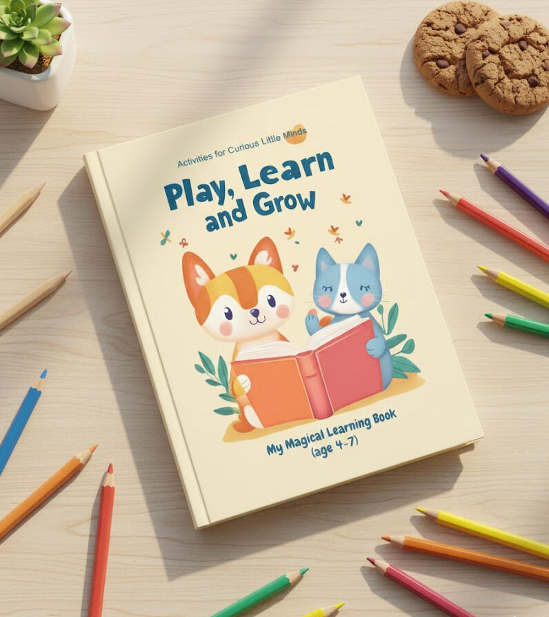 Play, Learn, and Grow - Activity Workbook Activity Workbook for Toddlers